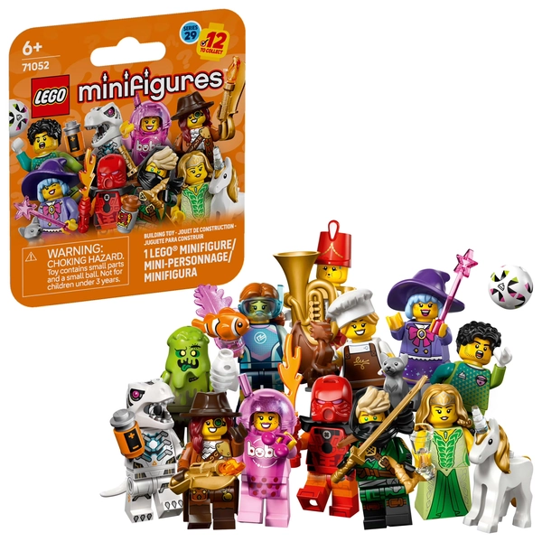 LEGO Minifigures Series 29 - Birthday Party Favors for Boys & Girls, Ages 6+ - Goodie Bag Stuffers for Kids - Mystery Box With 1 of 12 Collectible Minifigures - 71052 - Walmart.com