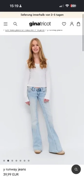 Gina tricot y runway jeans 