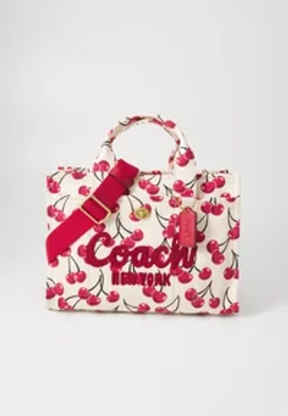 CARGO TOTE BAG WITH CHERRY PRINT - Cabas - chalk multi