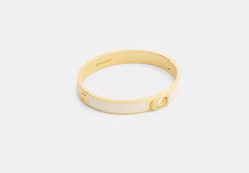 C Hinged Bangle