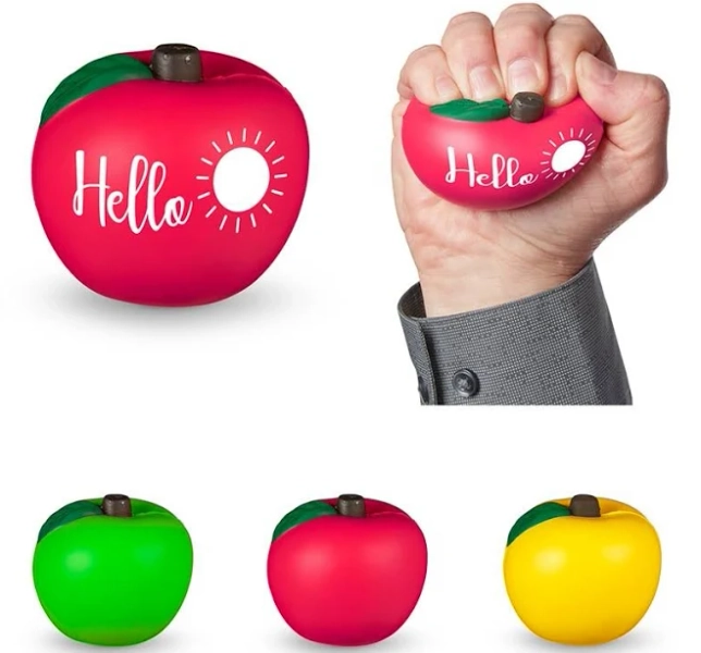Prime Line Apple Super Squish Stress Reliever Pack 250