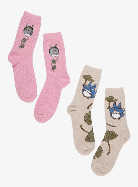 Studio Ghibli® My Neighbor Totoro Ginkgo Leaf Cozy Socks 2 Pair