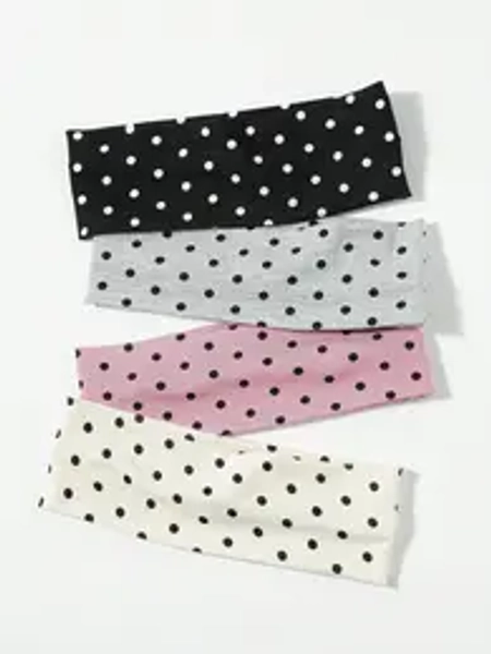 Polka Dot Pattern Hair Band, Casual Simple Hair Accessories for Women & Girls, Minimalist Headwear Suitable for Thick Hair