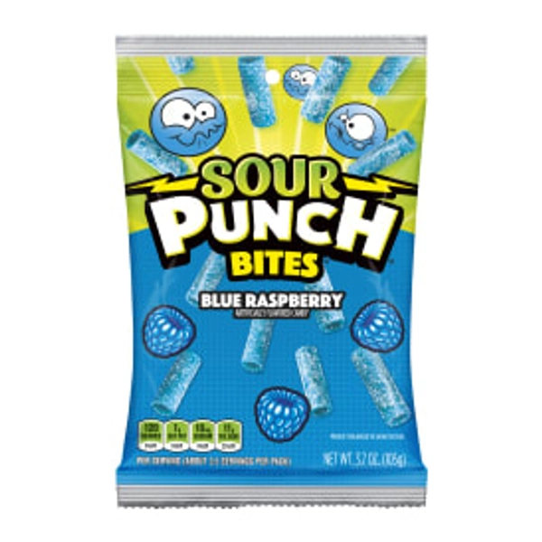 Sour Punch® Bites® Candy 3.7oz - Blue Raspberry