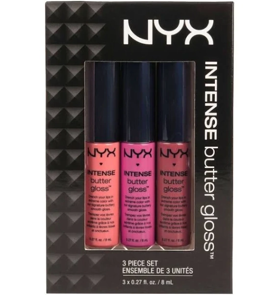 NYX Professional Makeup Intense Butter Gloss Set 3