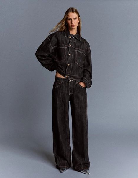 Jean boyfriend jacquard