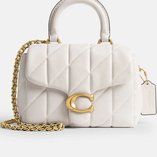 Coach Women's Quilted Leather Tabby Top Handle Bag