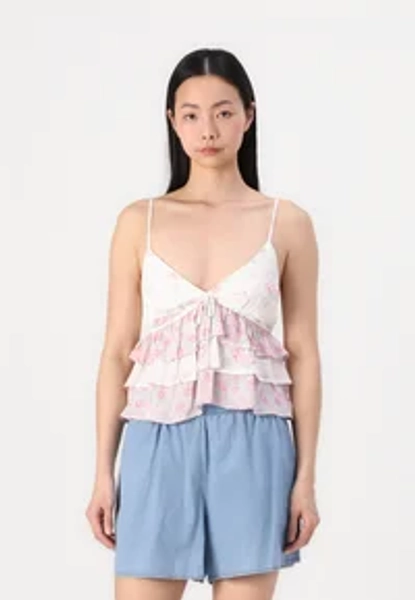 BARE TIERED BABYDOLL - Top - pink
