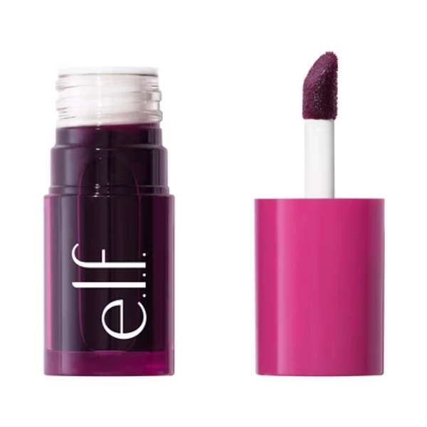 e.l.f. Sheer For It Blush Tint - Buildable Stain For Lips + Cheeks - Mauve Actually - 0.22 fl oz