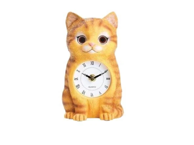 Arena Cat Clock with Moving Eyes