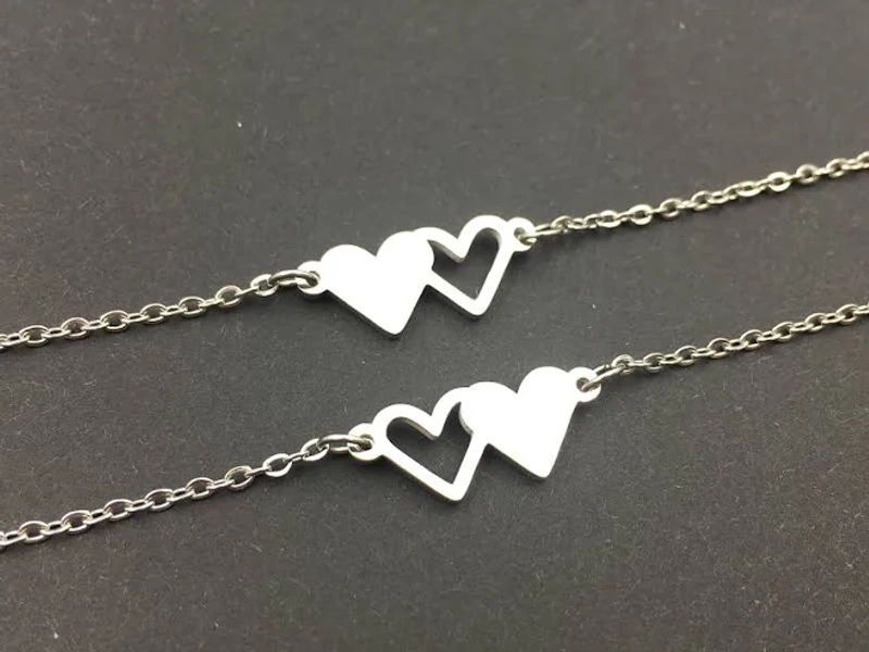 Silver Heart Bracelet