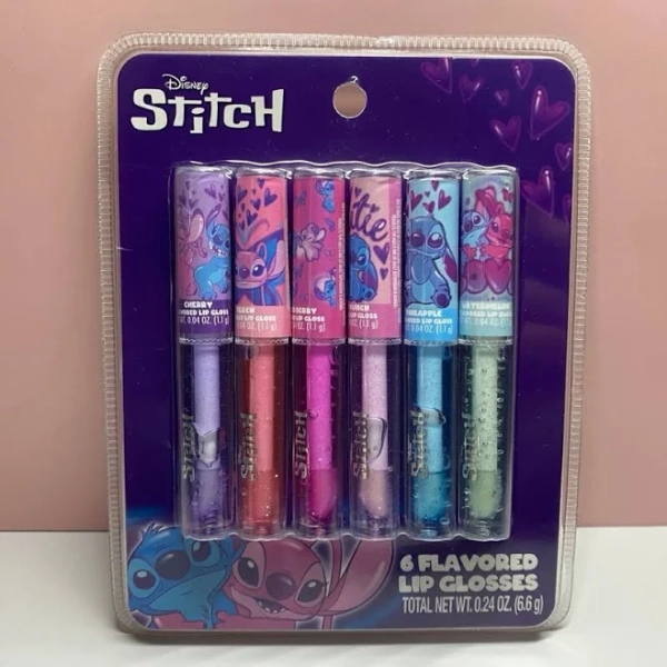 Taste Beauty Disney Stitch 6 Flavored Lip Glosses