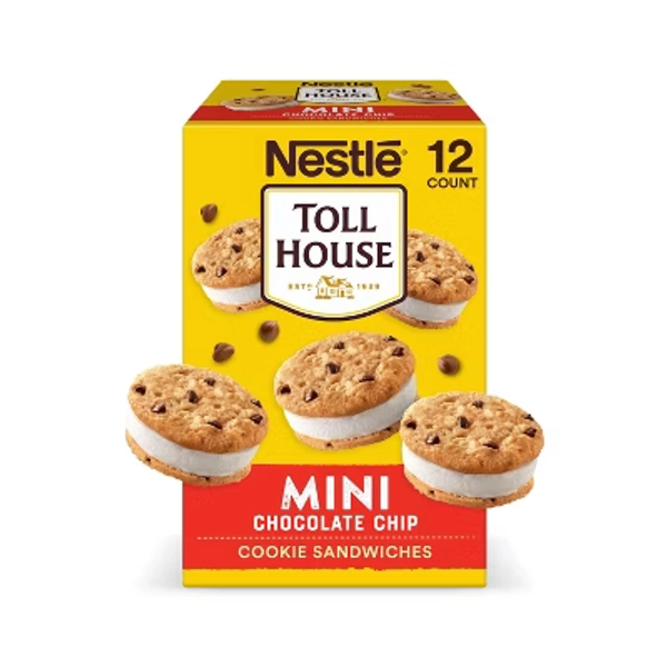Toll House Mini Ice Cream Cookie Sandwiches - 12ct