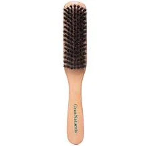 GranNaturals Boar Bristle Slick Back Hair Brush