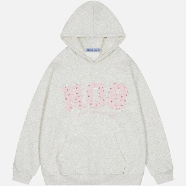 Aelfric Eden Flower Embroidery Hoodie