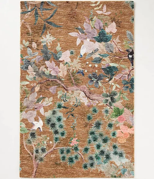 Cozette Printed Rug by Anthropologie