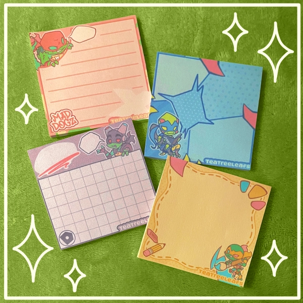 ROTTMNT Sticky Notes | TeaTreeLeafs
