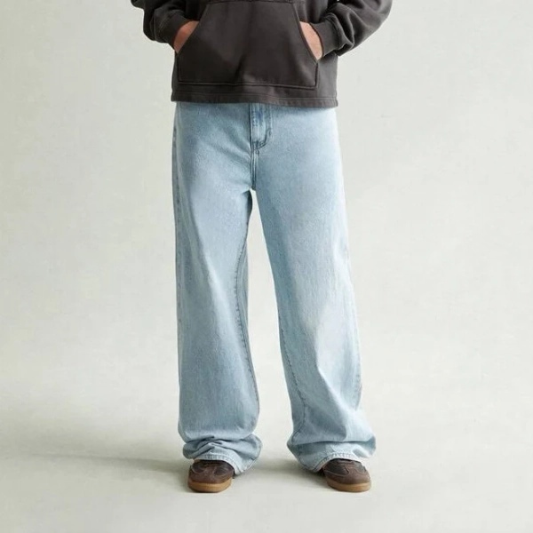 Blake Men's Extreme Baggy Jeans with Drawstring
