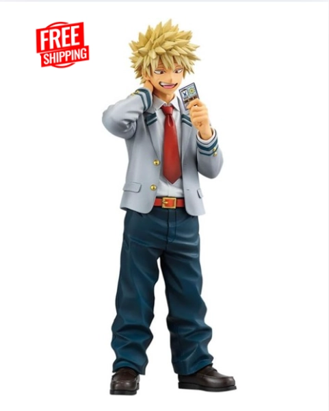 Bakugo Figure Statue Anime Heros Action Figures Model PVC Desktop Figurine Decor