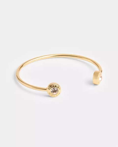 Gold Open Circle Cuff