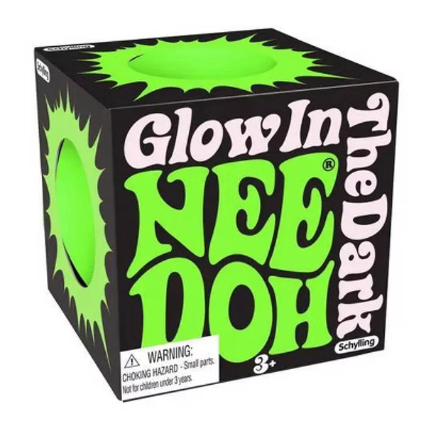 NeeDoh Glow in the Dark (Colors May Vary)