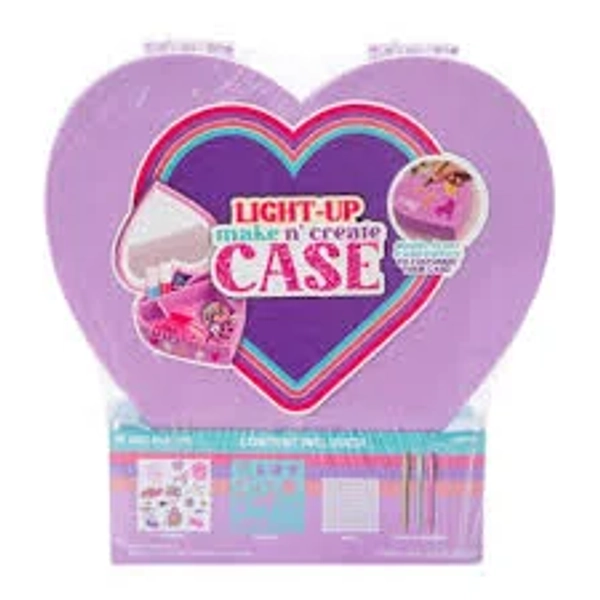 Five Below Heart Light-Up Make N' Create Case Kit
