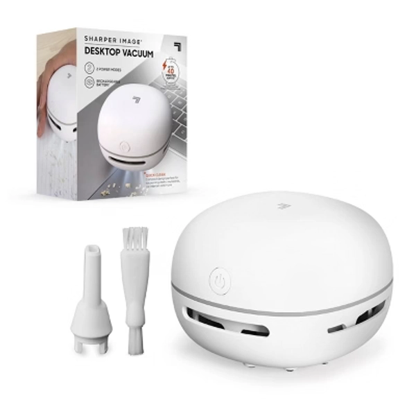 Sharper Image Desktop Vacuum White