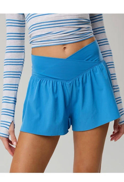 Aerie Real Me Crossover Flowy Shorts