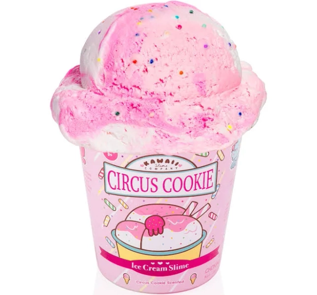 Kawaii Slime Circus Cookie Ice Cream Pint Slime