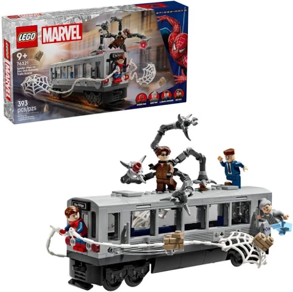 LEGO Marvel Spider-Man vs. Doc Ock Subway Train Scene
