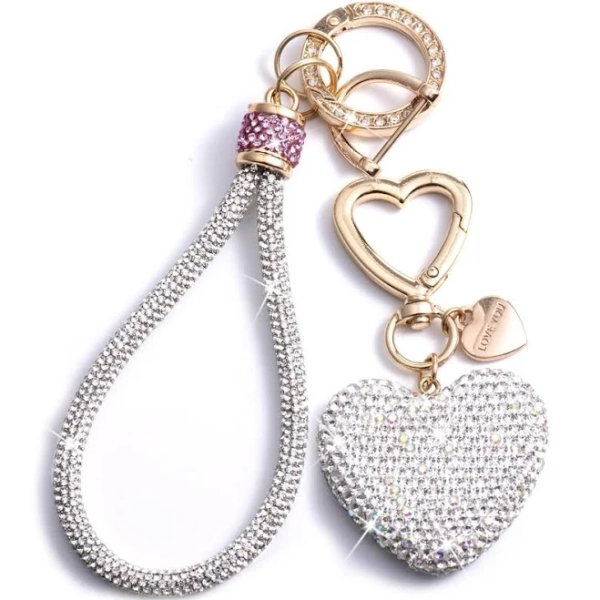 Heart Bling Keychain