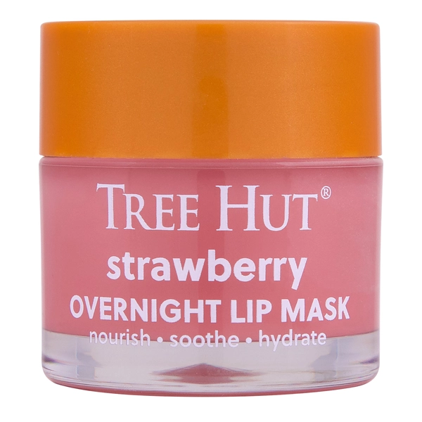 Tree Hut Strawberry Hydrating Overnight Lip Mask, 0.6 oz