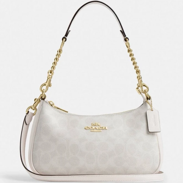Coach Women's Teri Shoulder Bag in Signature Canvas