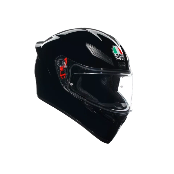 K1 S BLACK - MOTORBIKE FULL FACE HELMET DOT (E2206)