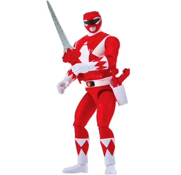 Mighty Morphin Power Rangers Re-Ignition Auto-Morphin Red Ranger Action Figure