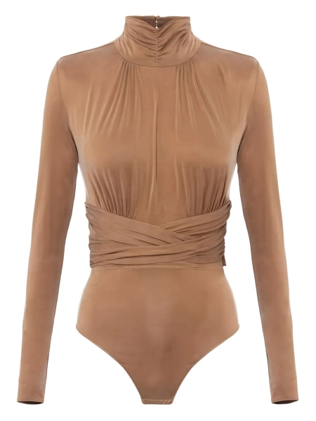 Elisabetta Franchi body drapé à détail de ruban | 44