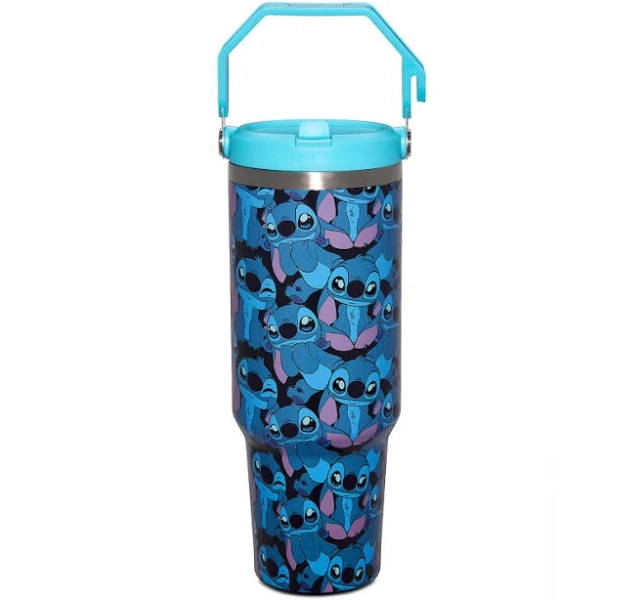 Spencer's Lilo & Stitch All Over Stitch Print Cup with Handle