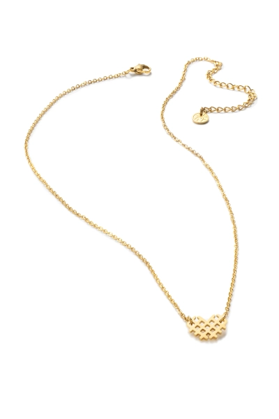 Chick-fil-A® Waffle Fry Heart Necklace