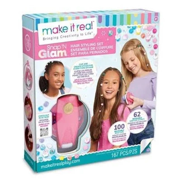 Make It Real Snap N' Glam Hair Styling Set
