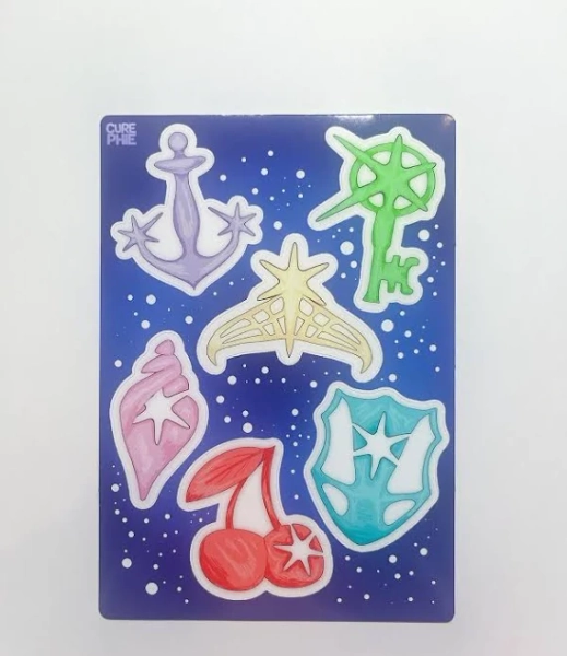 Katseye Inspired A6 Vinyl Sticker Sheet