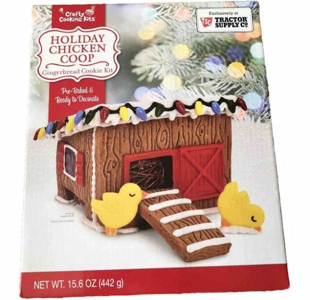 Chicken Coop Gingerbread House Easter Holiday By Tractor Supply May