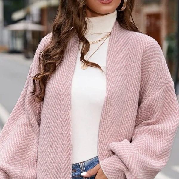Luneh Lantern Sleeve Drop Shoulder Duster Cardigan