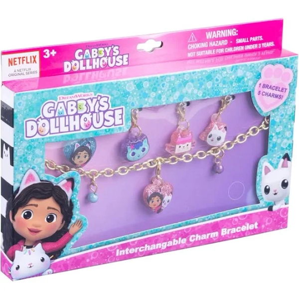 Gabby's Dollhouse Girls Add A Charm Toy Bracelet and Costume