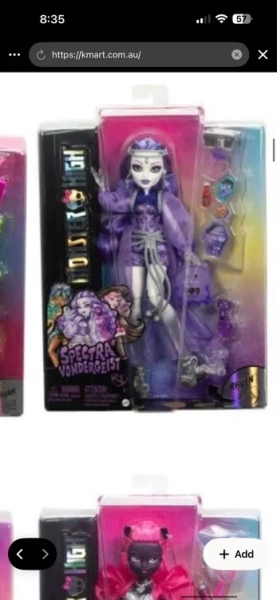 Monster High Doll Playset - Assorted