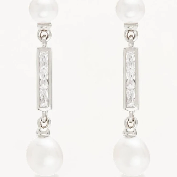 Charlotte Breathe Pearl Drop Earrings