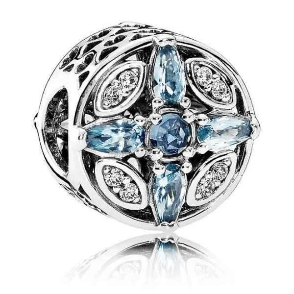 Pandora Sterling Silver Patterns of Frost Charm