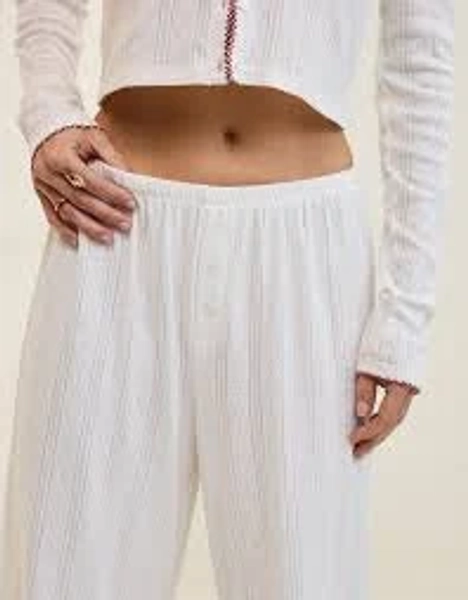 Aerie Off-Duty Pointelle Trouser PJ