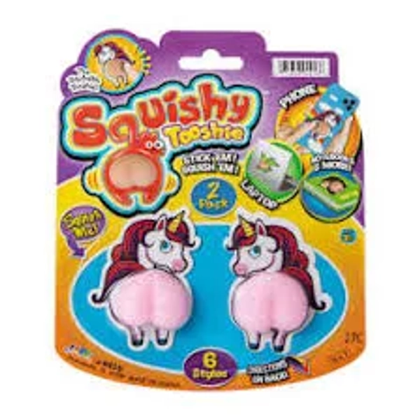 Squishy Tooshie 2-Pack (Styles May Vary)
