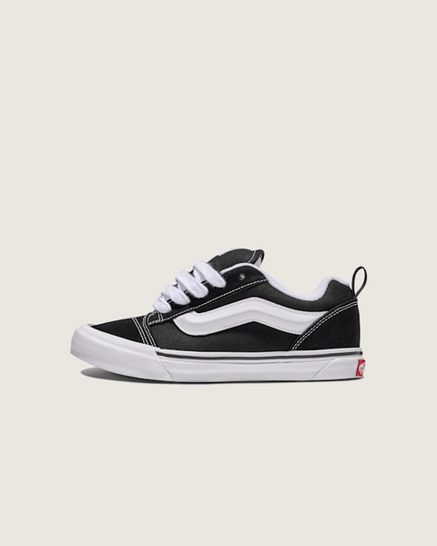 Black and white vans