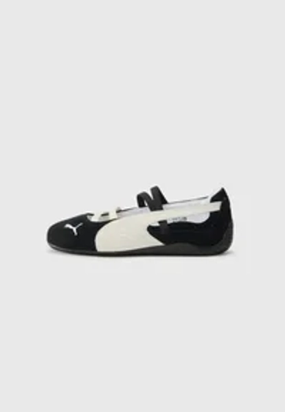 SPEEDCAT BALLET SD WNS - Riemchenballerina - black/white/warm white